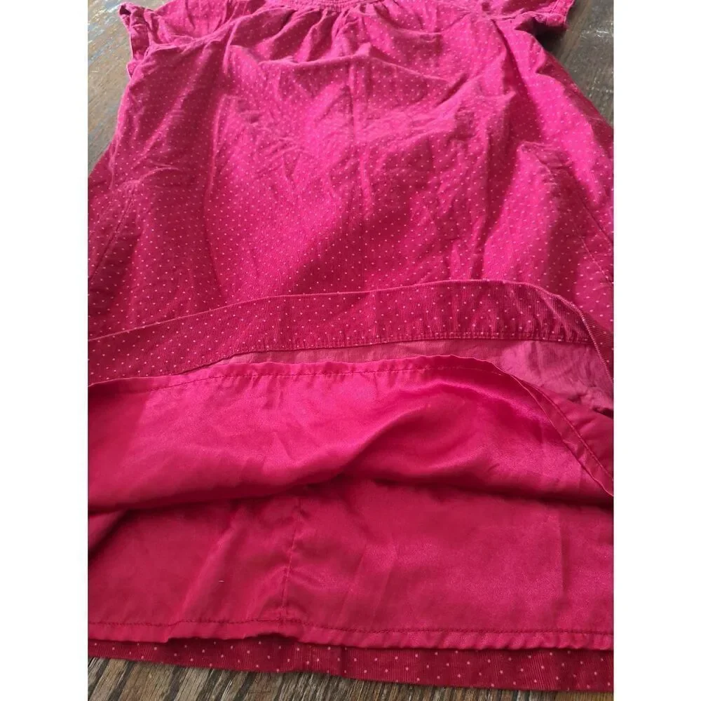 XXL 14/16 Gap Kids Short Sleeve Red White Corduroy Short Sleeve Cotton Dress